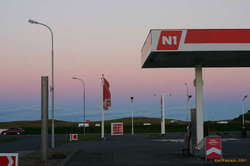 Belt of venus coming up in Höfn
