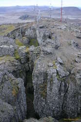 Fissures on Þorbjarnafell
