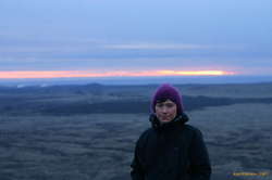 Rakel in the dusk
