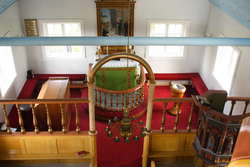 View down from the choir chamber
