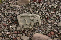 Cool stone (about 2 feet wide)

