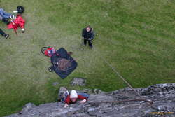 Tinna climbing
