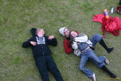 Daniel, Tinna and Solrún
