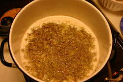 Pot full of hops
