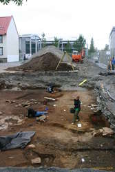 Archaeology by the parliament house
