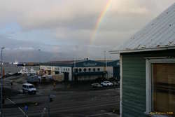Rainbows from the balcony
