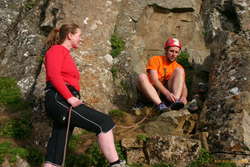 Eva and Karl at Valshamar
