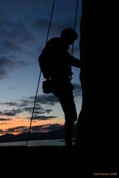Climbing til it got dark

