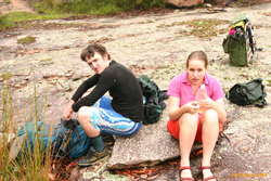 Matthew and Helen, a little weary

