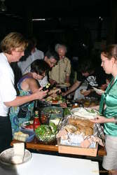 Getting into the lunch
