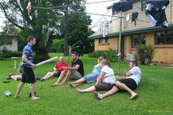 Extended family relaxation
