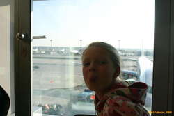 Birta at the airport
