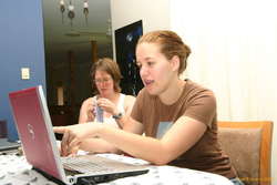 Working girls, Erica and Helen

