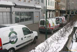 Alcohol deliveries, all in the same car
