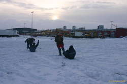 Sled races
