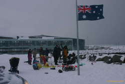 BBQ in the snow
