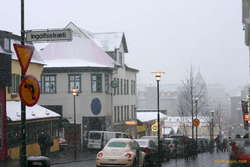 Snowy streets
