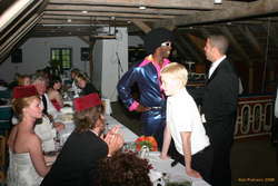 Funky love was the MC for the night
