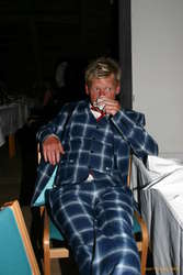 Shay relaxes
