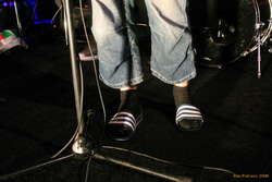 Beer band singers don't need serious shoes
