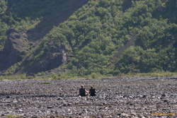A random couple lounging in the middle of Krossá
