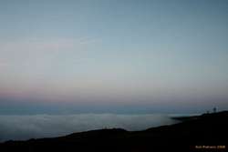 Rising above the fog on Hellisheiði
