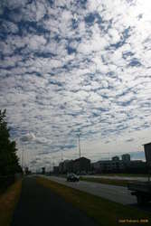 Clouds on the way to work
