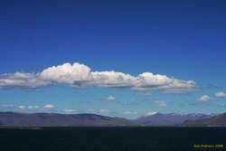 Calm puffy day over the bay
