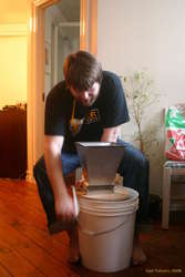 Milling grain
