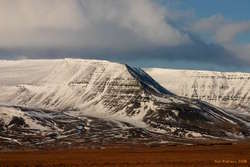 Skarðsheiði from the north side of Hvalfjörður
