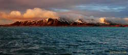 Esja in the evening sun
