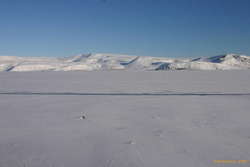 The dividing line, water vs earth
