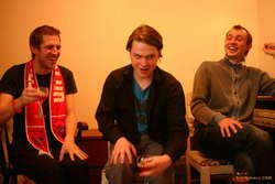 Hilarity ensues. Stefan, Palli and Úlfar
