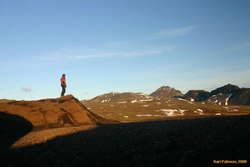 Karl on a hill
