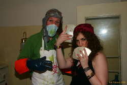 Biohazards dispensed and fortunes told
