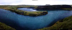 S Bend in Syðriófæra, alongside the F208
