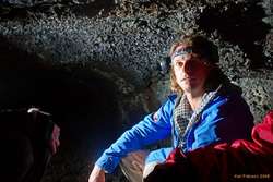 Craig near the mouth of the decorated section
