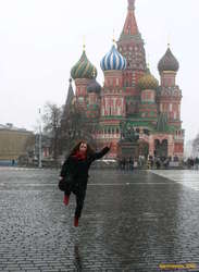 Flying Kata on Red Square
