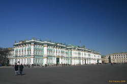 Perfect weather over the Hermitage
