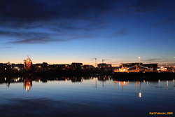 Dusk in the harbour
