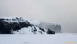 First glimpse of the weather at Dyrhólaey
