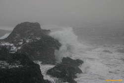 Rough seas
