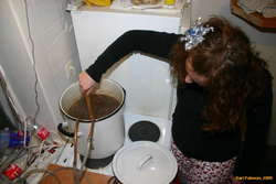 Christmas Kata making beer
