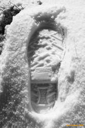 Blundstones, in the snow, in Iceland
