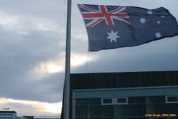 Flag flying high

