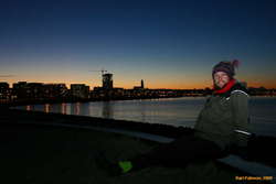 Karl at sunset
