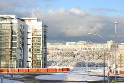 Sun on the snow
