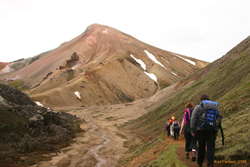 Heading up Brennisteinsalda
