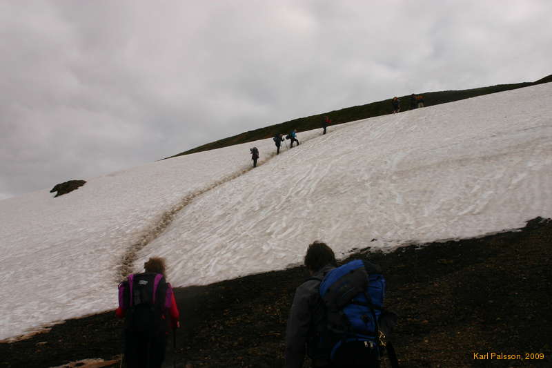 More steep mucky snow
