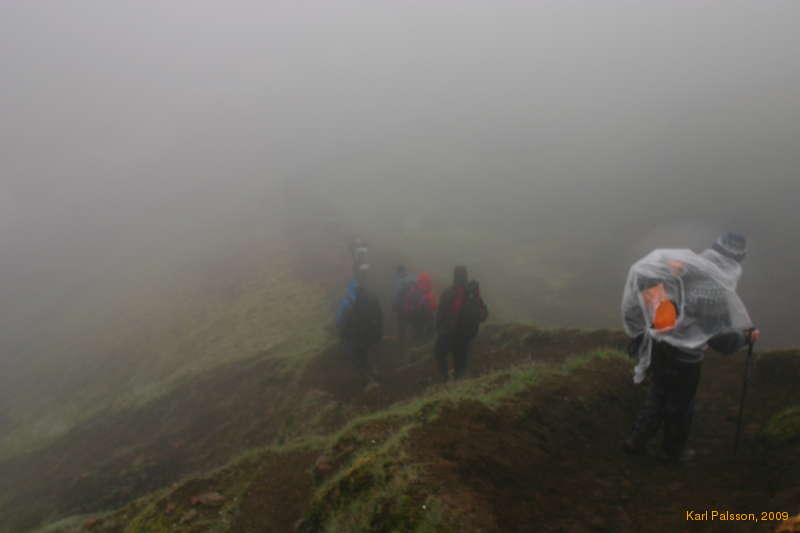 Dropping down from on high
